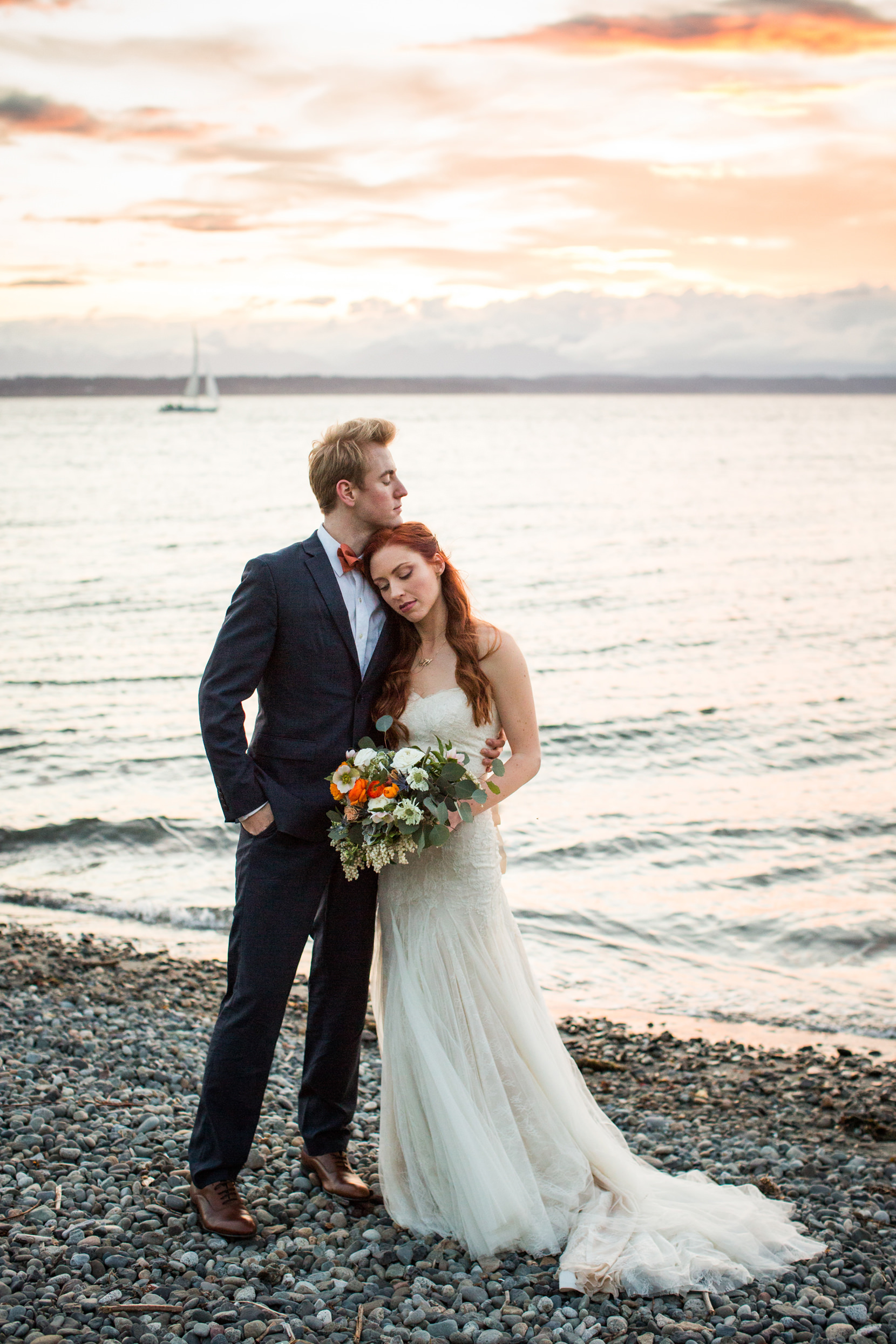 Golden Gardens Beach Elopement